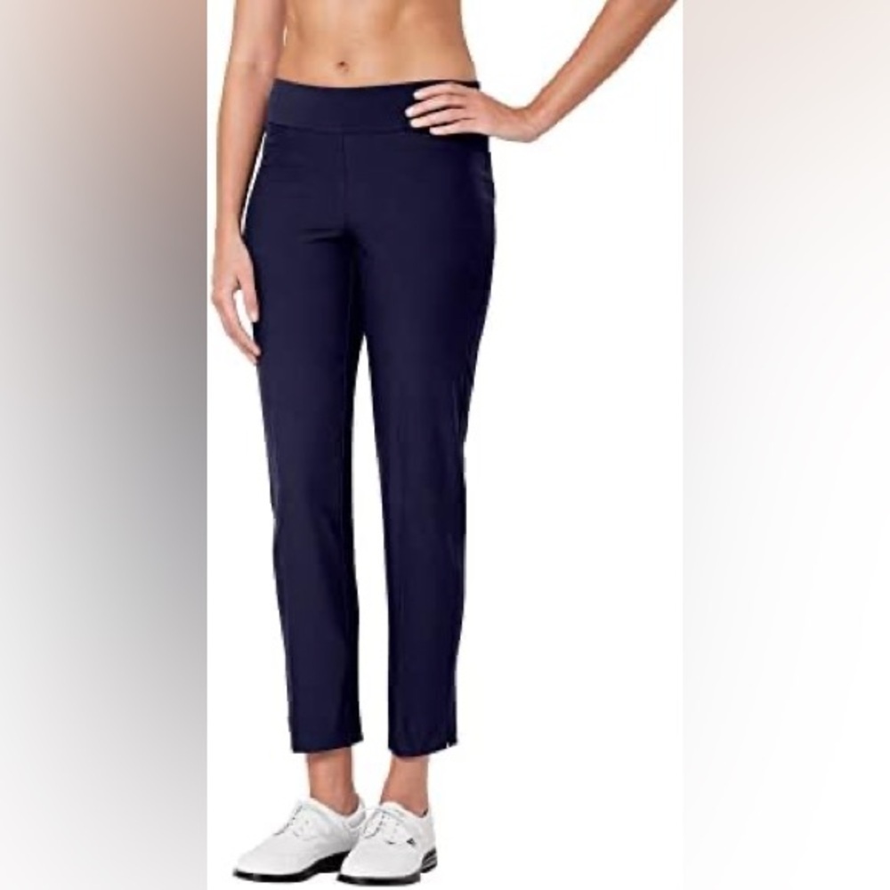 TAIL WHITE LABEL Women’s Mulligan 28” Navy Pull On Ankle Pant, Size 16, NWT